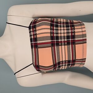 Shein Plaid Tank Top